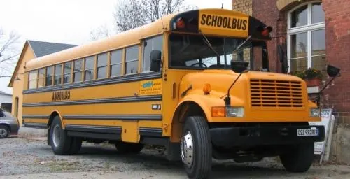 Originaler gelber US-Schoolbus